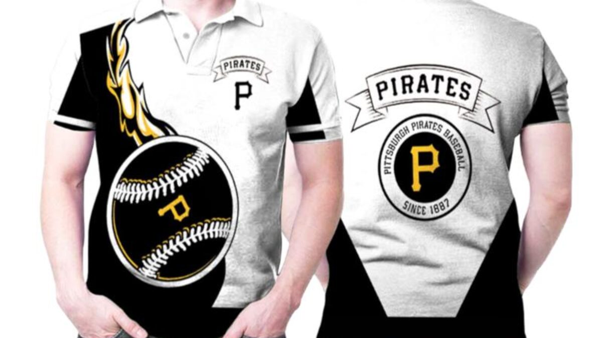 Pittsburgh Pirates Mlb Baseball Team Logo Baseball Lovers Polo Shirts