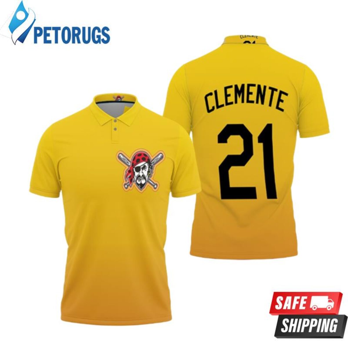 Roberto Clemente Pittsburgh Pirates Men's Legend Black/Yellow Baseball Tank  Top