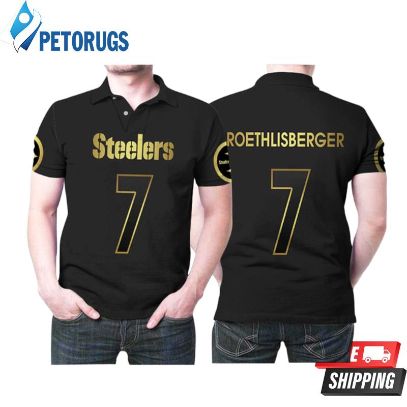 Pittsburgh Steelers Color Rush Ben Roethlisberger Inspired Polo