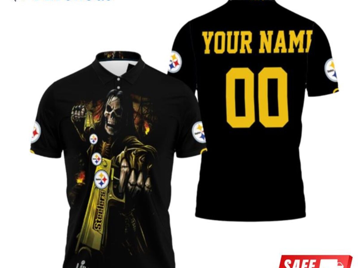 Pittsburgh Steelers NFL Fans 3D Personalized Polo Shirt - T-shirts