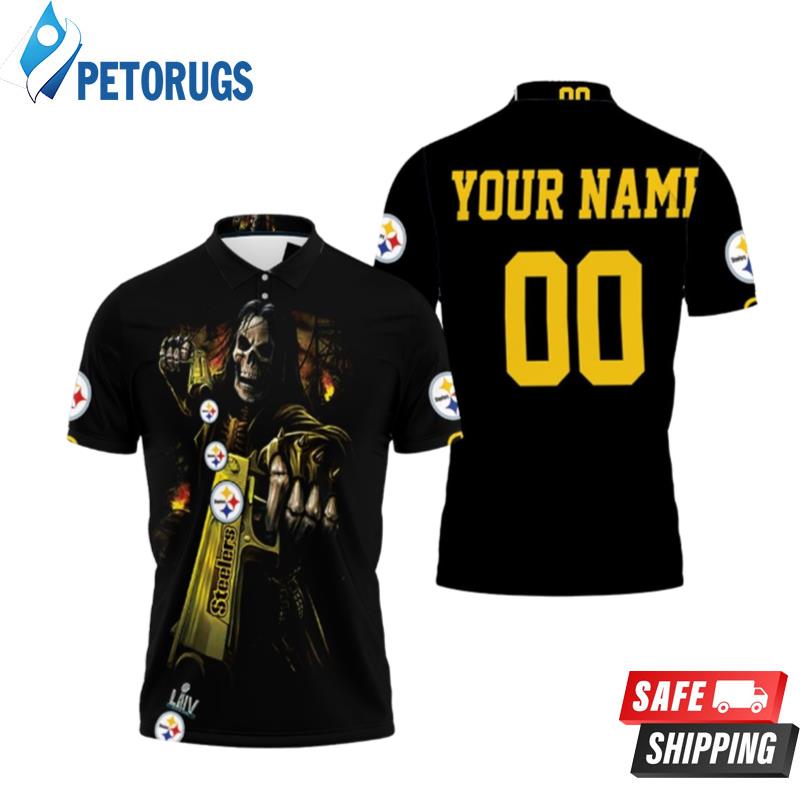 Pittsburgh Steelers Death God Hold For Fans Personalized Polo Shirts