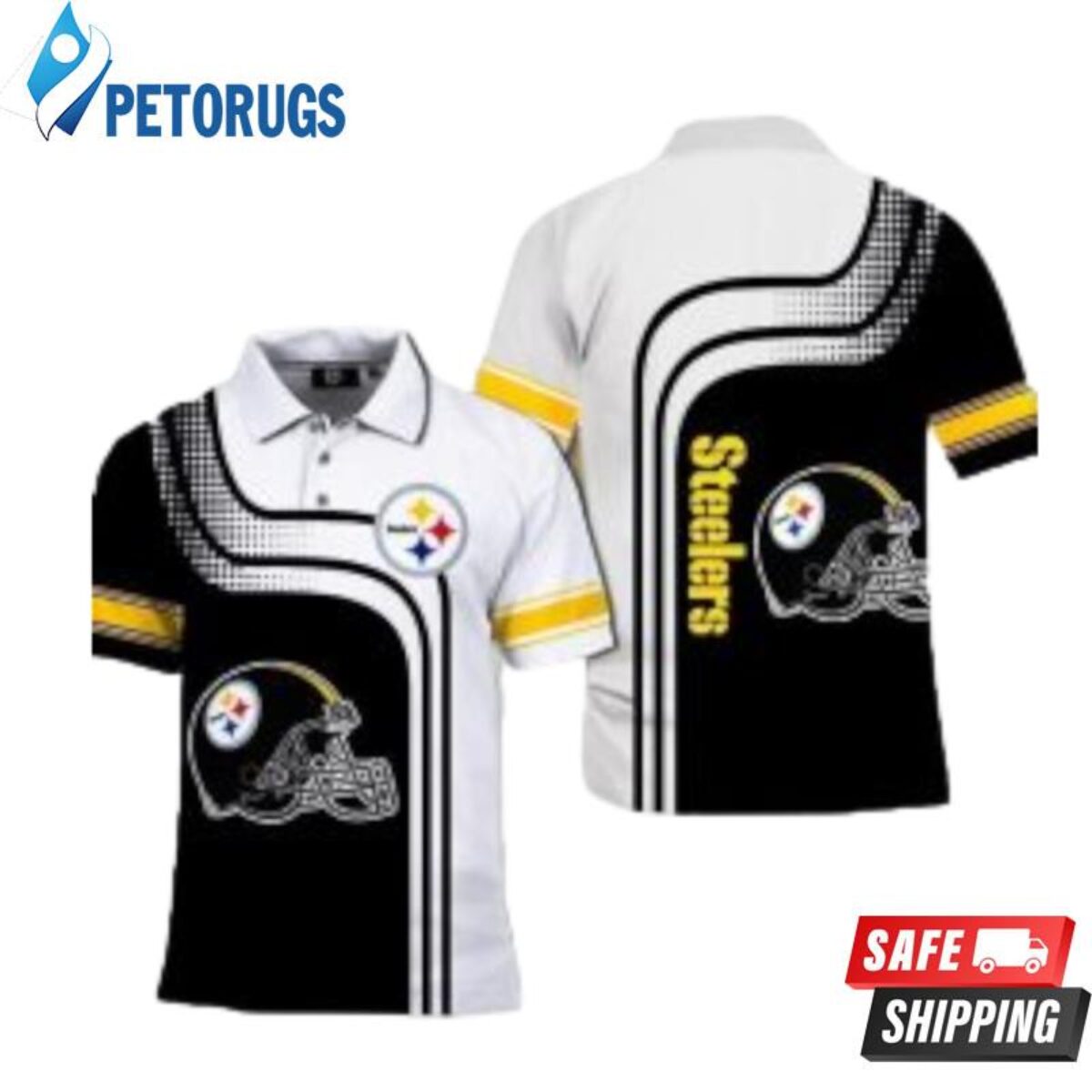 Pittsburgh Steelers Men's White Polo Shirt, Pittsburgh Steelers Unique Gifts  - T-shirts Low Price