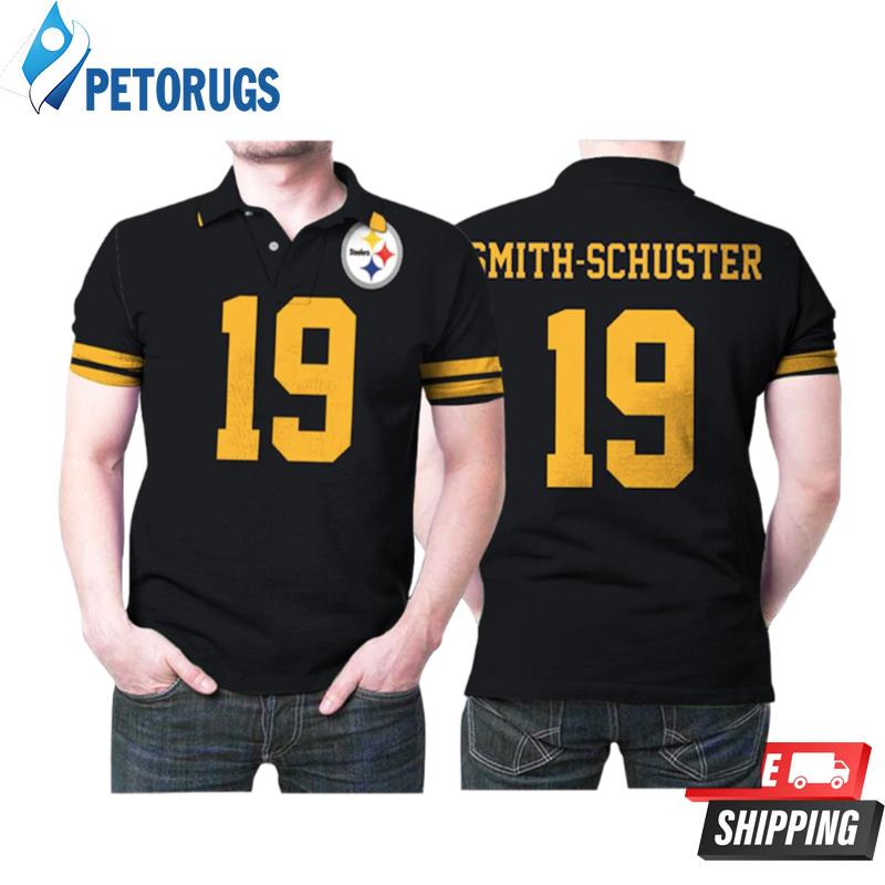 Pittsburgh Steelers Juju Smithschuster 19 Nfl Football Team Color Rush  Style Polo Shirts - Peto Rugs