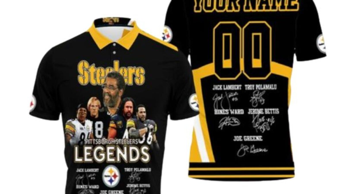 Pittsburgh Steelers Legends Signature Signed Great Players 2020 Nfl Season  Personalized Polo Shirts - Peto Rugs