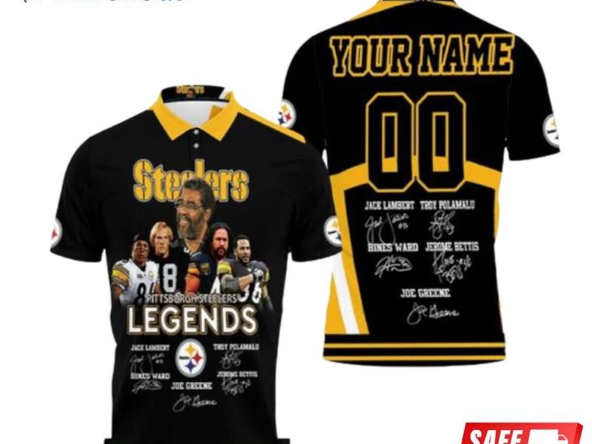 Pittsburgh Steelers Legends Signature Signed Great Players 2020 Nfl Season  Personalized Polo Shirts - Peto Rugs