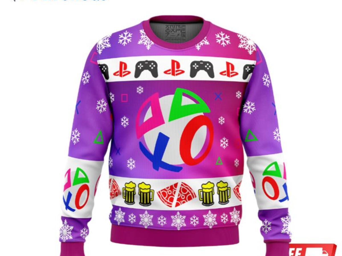 Playstation discount ugly sweater