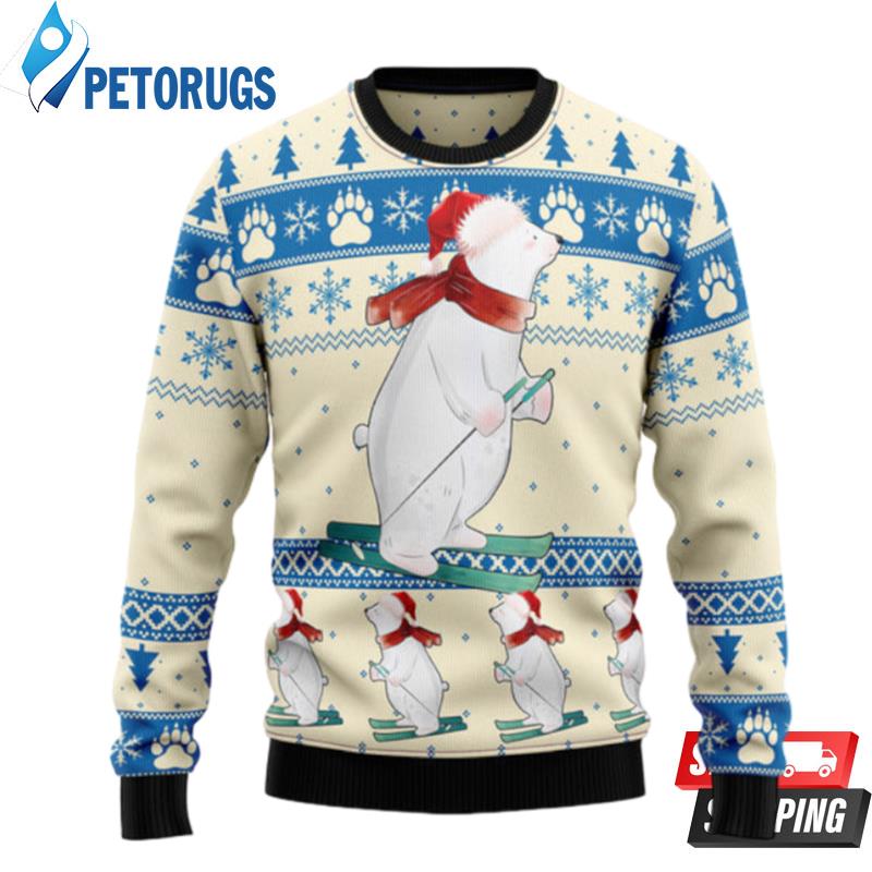 Polar Bear Ice Ugly Christmas Sweaters