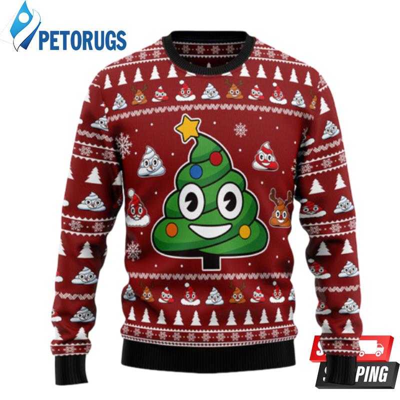 Poop emoji dog outlet sweater