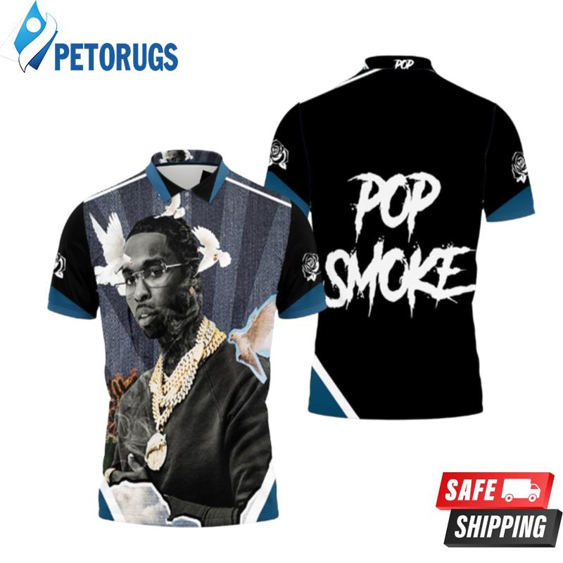 Pop Smoke Legend Never Die Rapper Hip Hop Polo Shirts