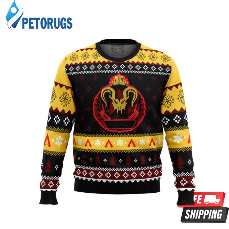 Predator Rank Apex Legends Ugly Christmas Sweaters