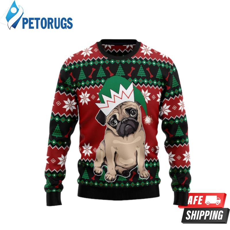 Pug Cute Ugly Christmas Sweaters