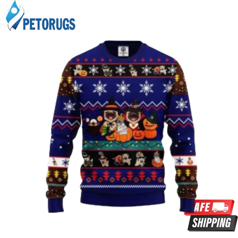 Pug Dog Cute Noel Mc Ugly Ugly Christmas Sweaters