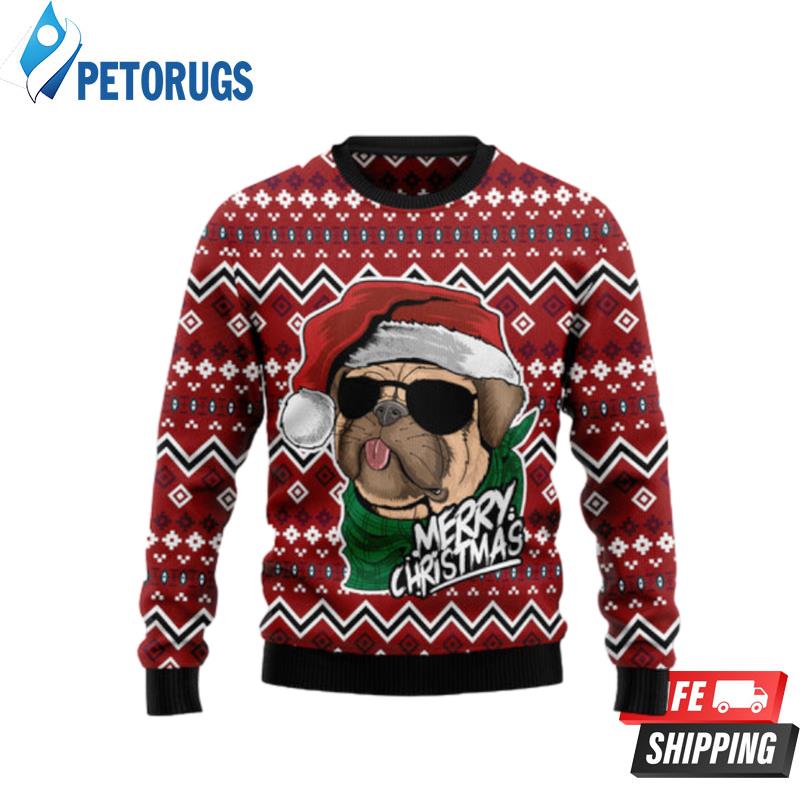 Pug Merry Christmas Ugly Christmas Sweaters