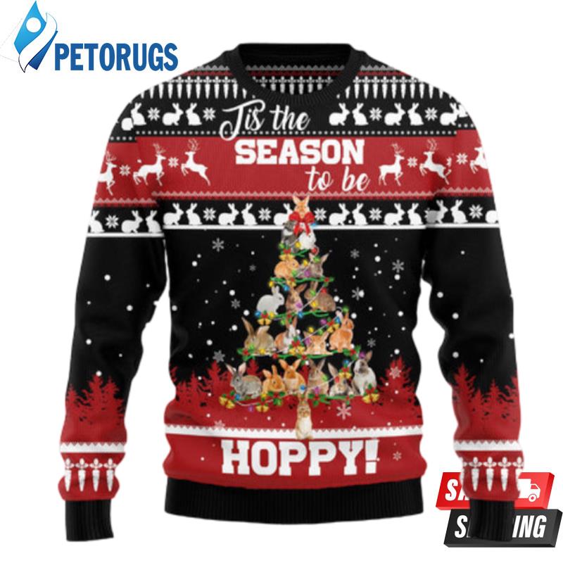 Rabbit Christmas Tree Ugly Christmas Sweaters