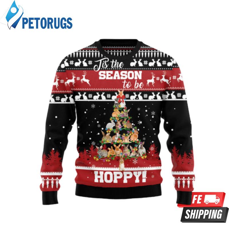 Rabbit Christmas Tree Ugly Christmas Sweaters