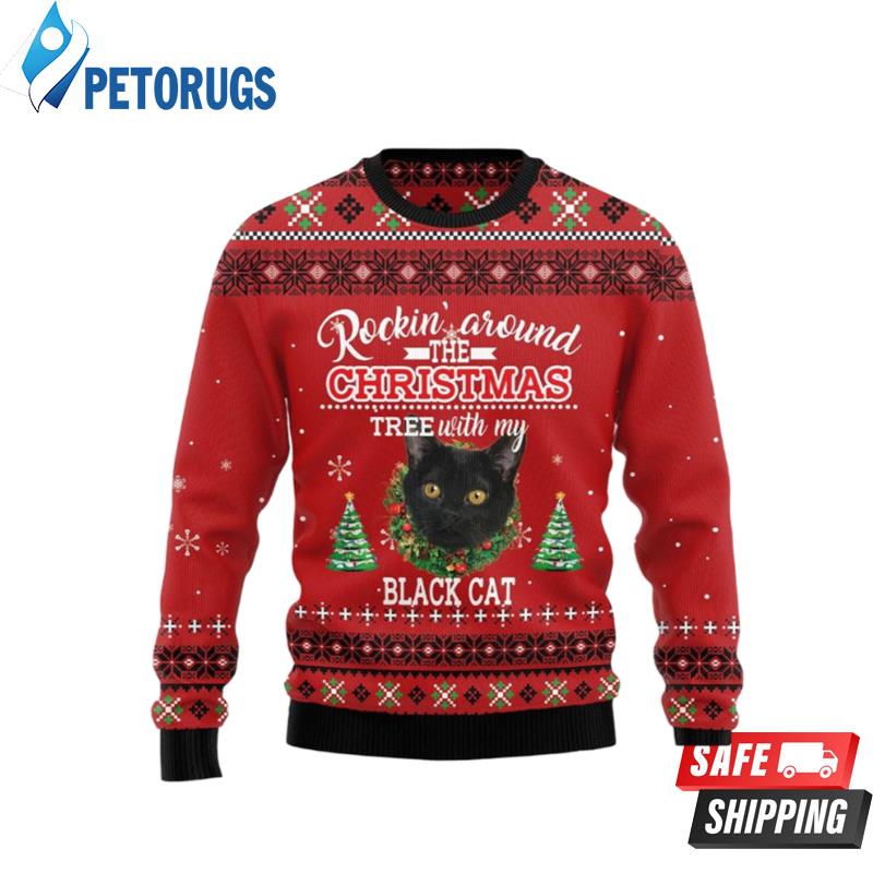 Red Car Dog Owner Merry Xmas Ugly Christmas Sweaters