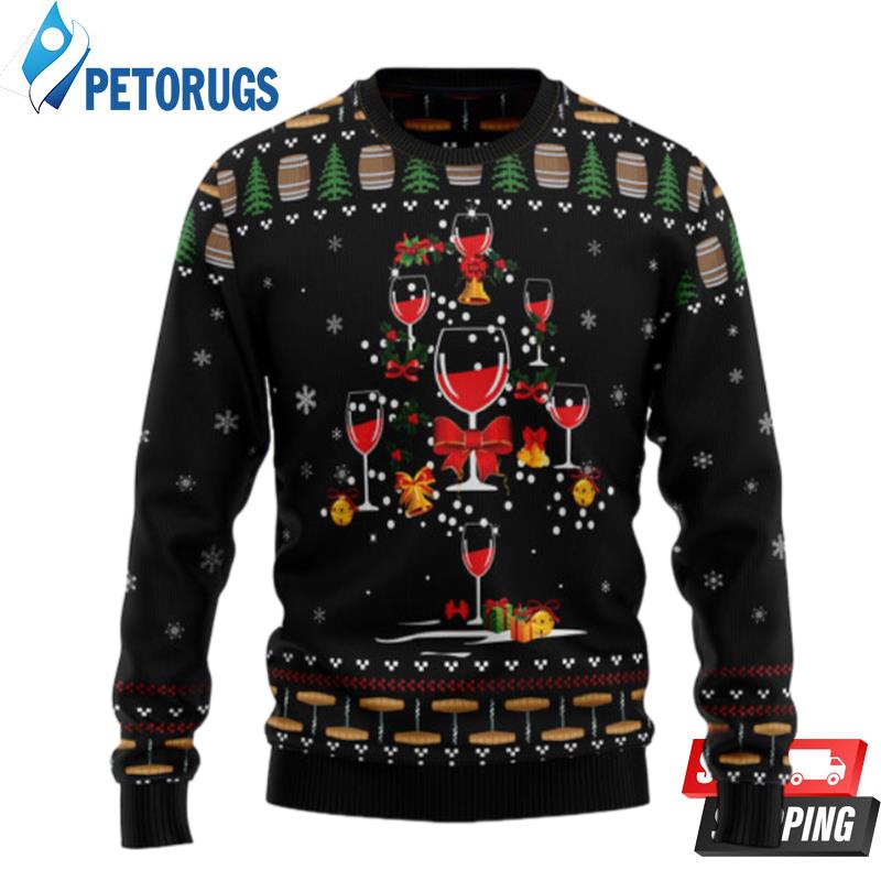 Red Wine Christmas Ugly Christmas Sweaters