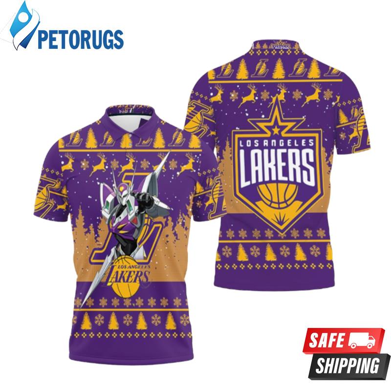 Robot Los Angeles Lakers Nba Western Conference Polo Shirts