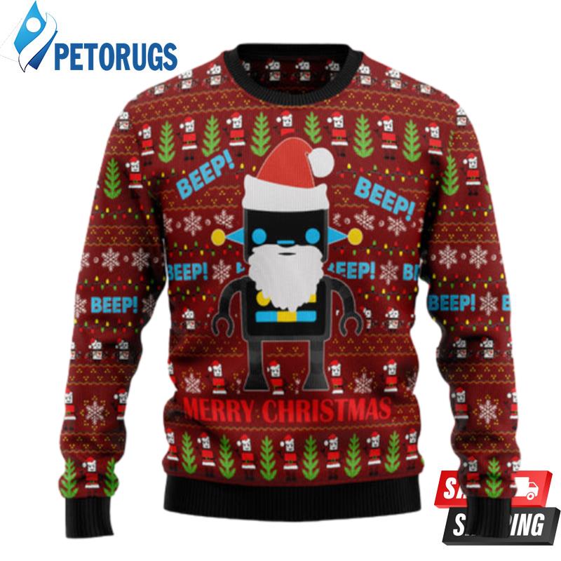 Robot Santa Ugly Christmas Sweaters