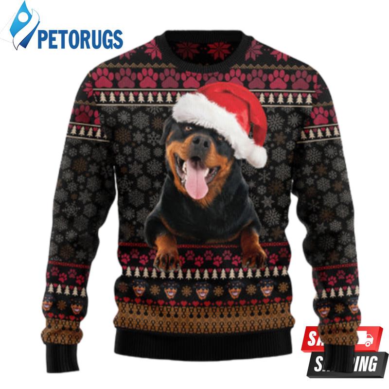 Rottweiler Christmas Ugly Christmas Sweaters