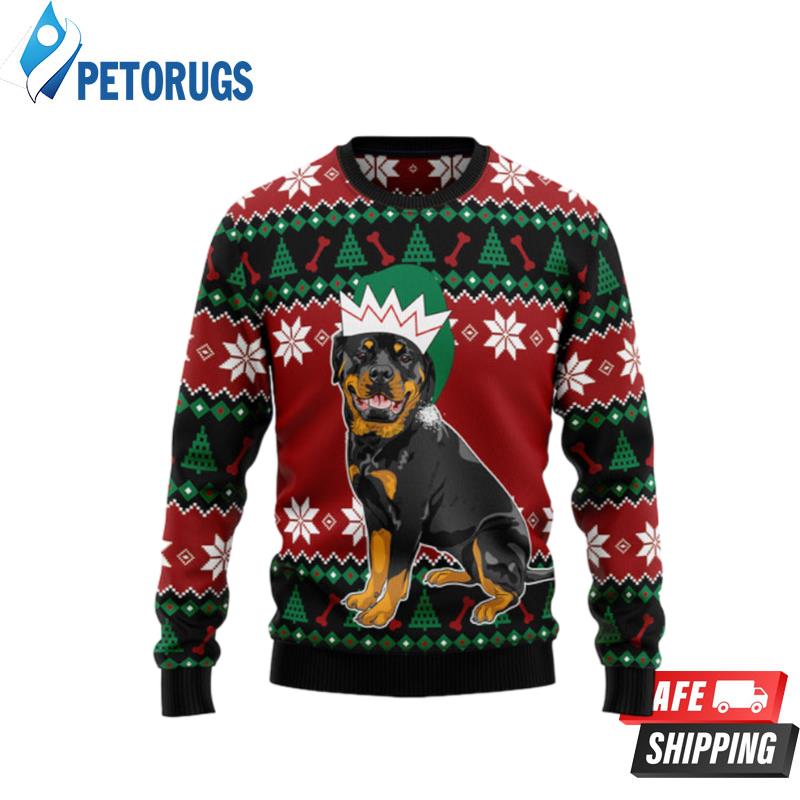 Rottweiler Cute Ugly Christmas Sweaters