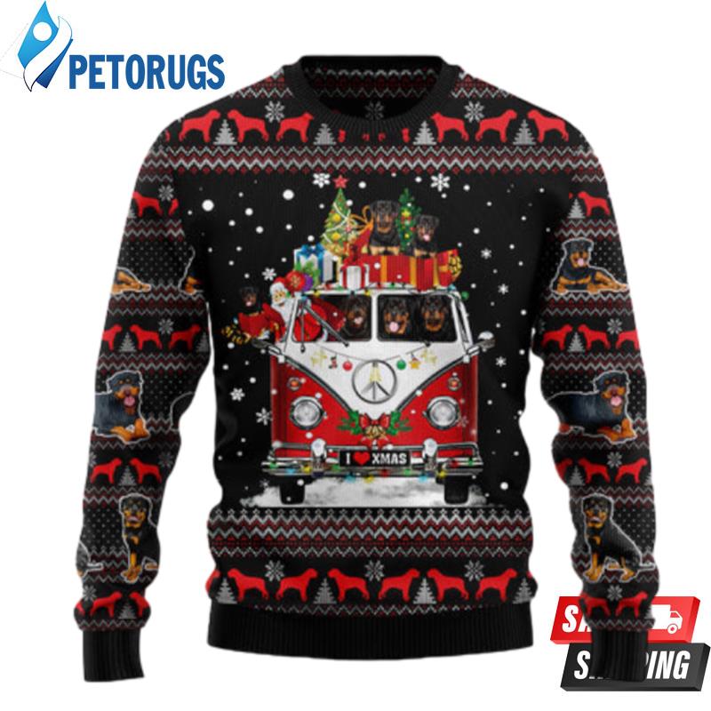 Rottweiler christmas clearance sweater