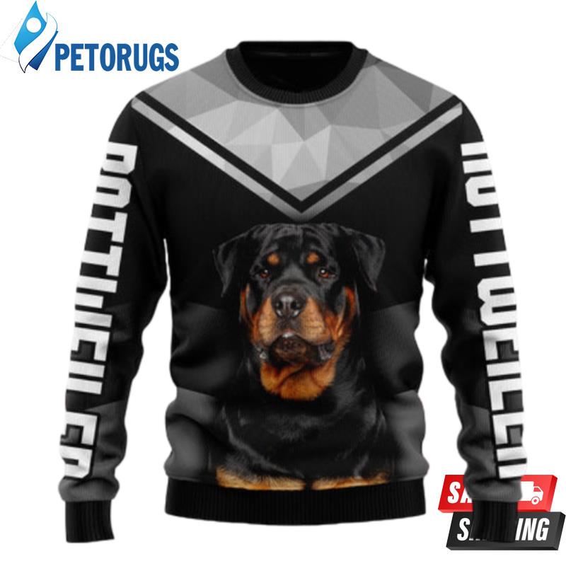 Rottweiler Ugly Christmas Sweaters