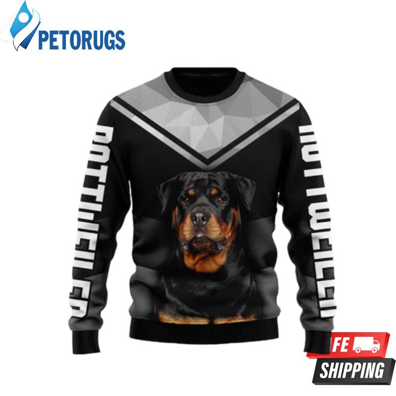 Rottweiler Ugly Christmas Sweaters