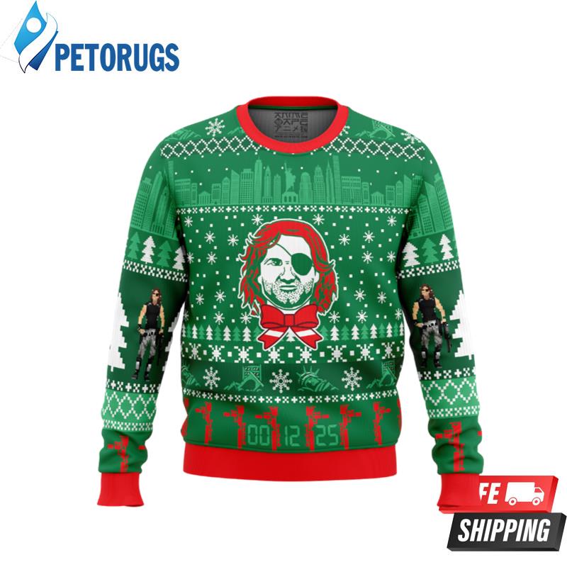 Russell for the Holidays Escape in New York Ugly Christmas Sweaters