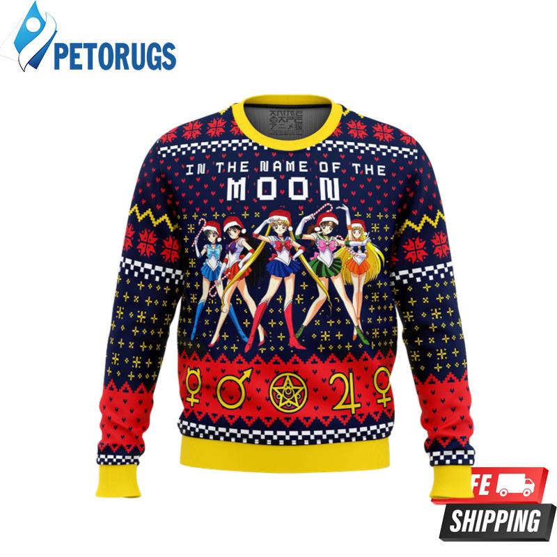 Sailor Moon In the Name of the Moon Ugly Christmas Sweaters
