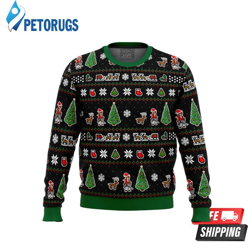 Samurai X Christmas Tree Ugly Christmas Sweaters