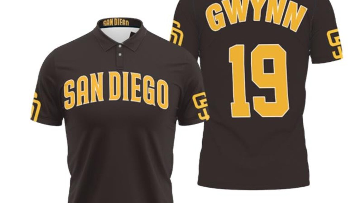 Men's San Diego Padres Tony Gwynn Majestic Brown Big & Tall