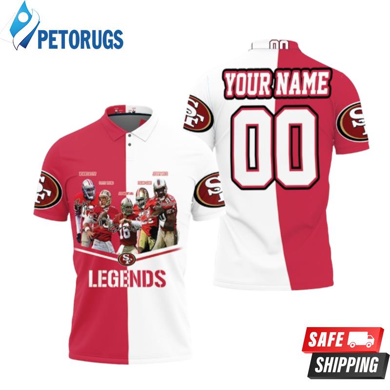 San Francisco 49ers Legends Personalized Polo Shirts