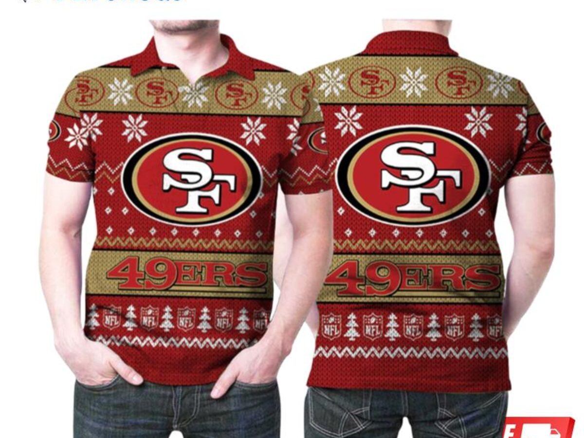 3D Print San Francisco 49ers Sweater NFL Football Fans Ugly Christmas  Sweater Christmas Gift For Men And Women