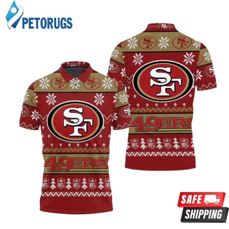 San Francisco 49ers Nfl Ugly Christmas Polo Shirts