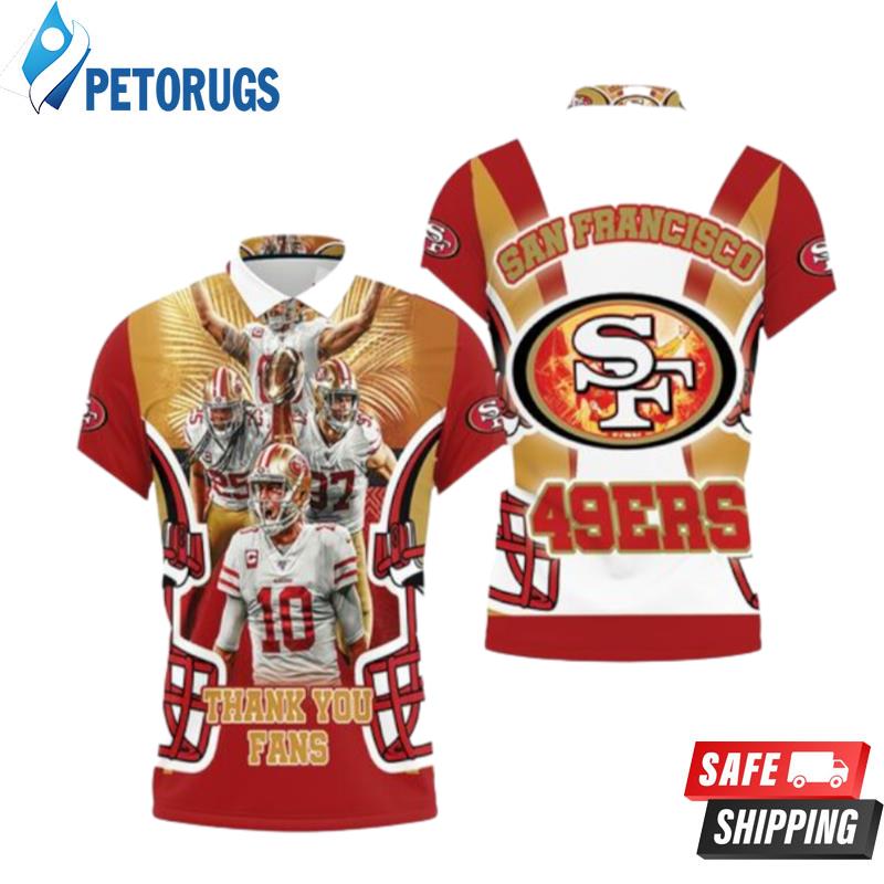 San Francisco 49ers Thank You Fan Polo Shirts