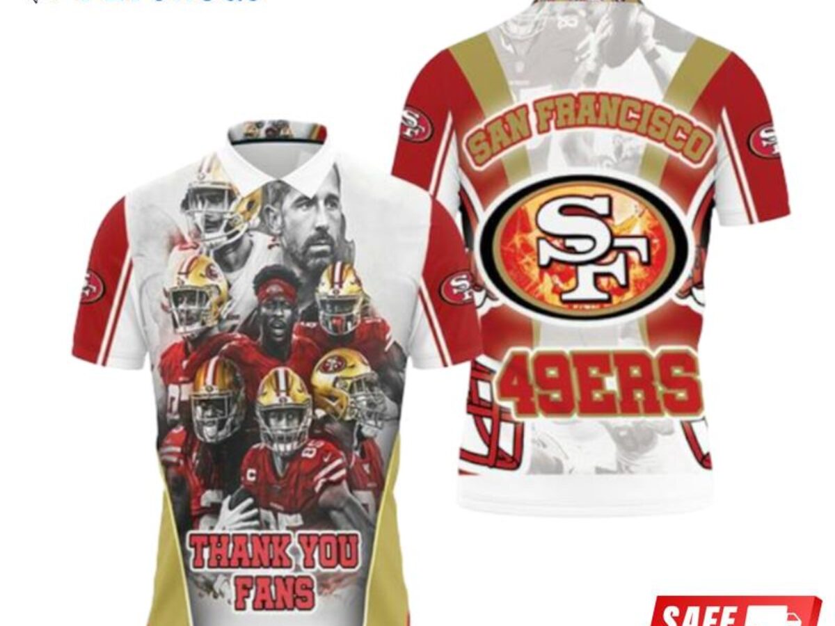 San Francisco 49ers 2021 Thank You Fan Polo Shirts - Peto Rugs