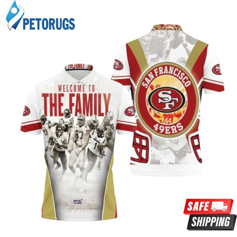 San Francisco 49ers Welcome To The Family Nfc West Division Super Bowl 2021 Polo Shirts