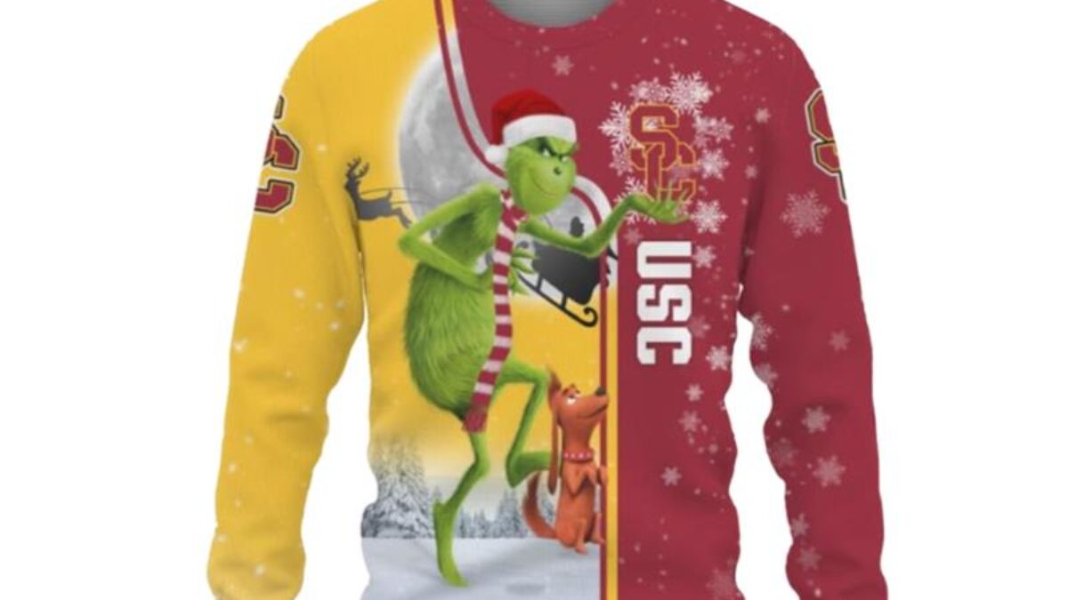 Chicago Cubs Funny Grinch Christmas Ugly Sweater