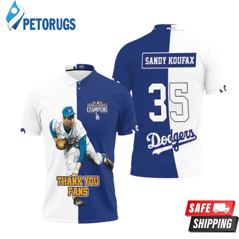 Sandy Koufax La Dodgers Polo Shirts - Peto Rugs