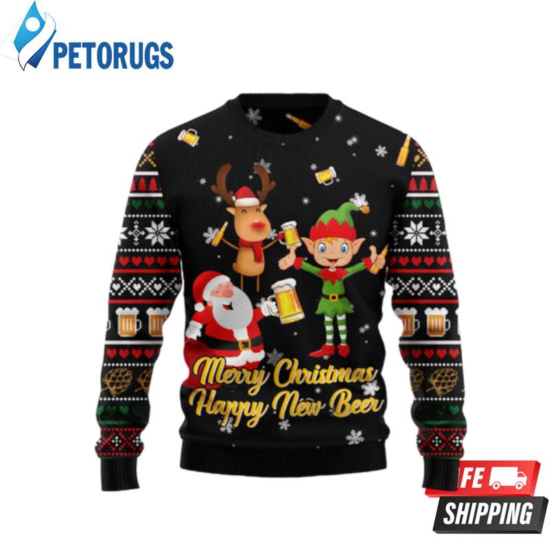 Santa Claus Happy Ugly Christmas Sweaters