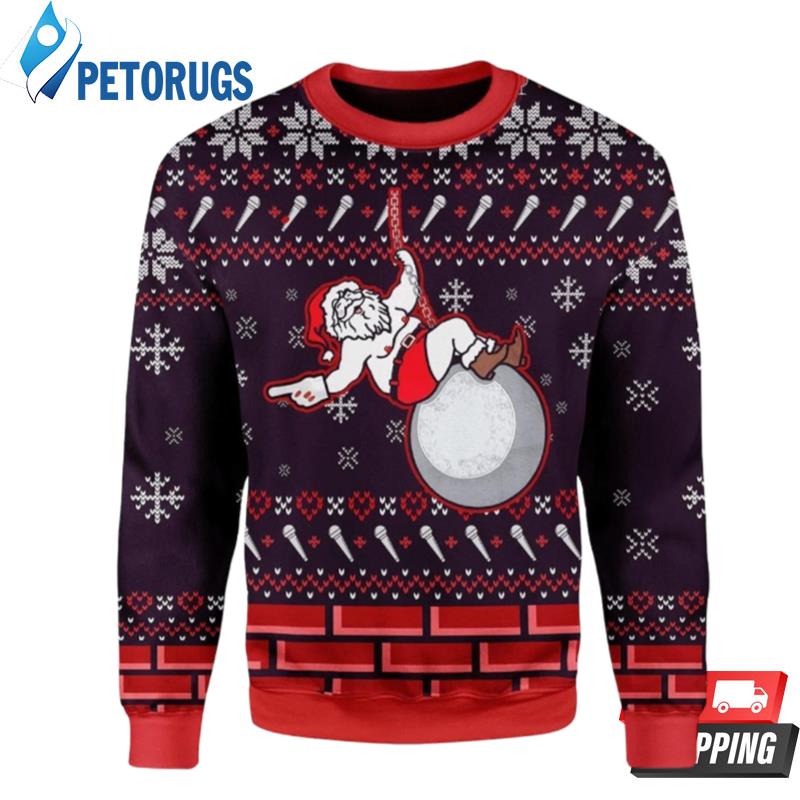 Santa Cyrus Ugly Christmas Sweaters