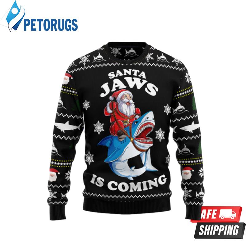 Santa Jaws Ugly Christmas Sweaters