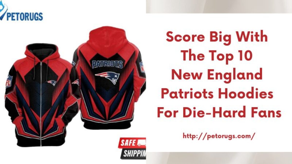 Tom Brady New England Patriots Hockey style front pouch pullover Hoodi