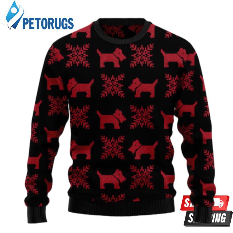 Scottish Terrier Christmas T510 Ugly Christmas Sweater Ugly Christmas ...