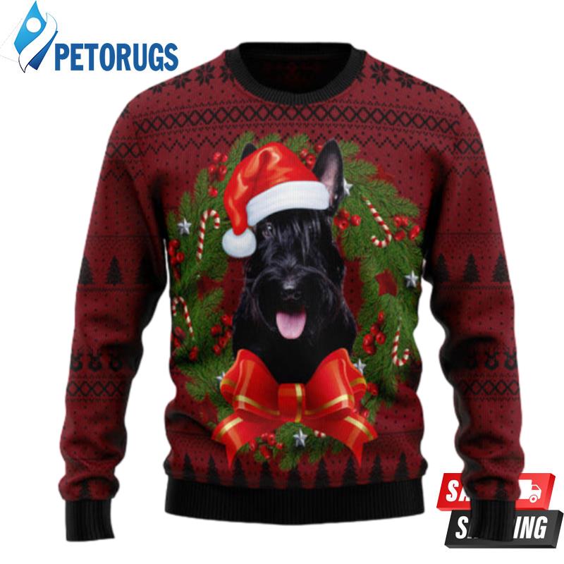 Scottie christmas outlet sweater