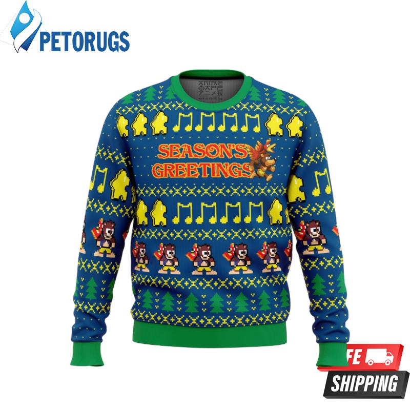 Season's Greetings Banjo-Kazooie Ugly Christmas Sweaters