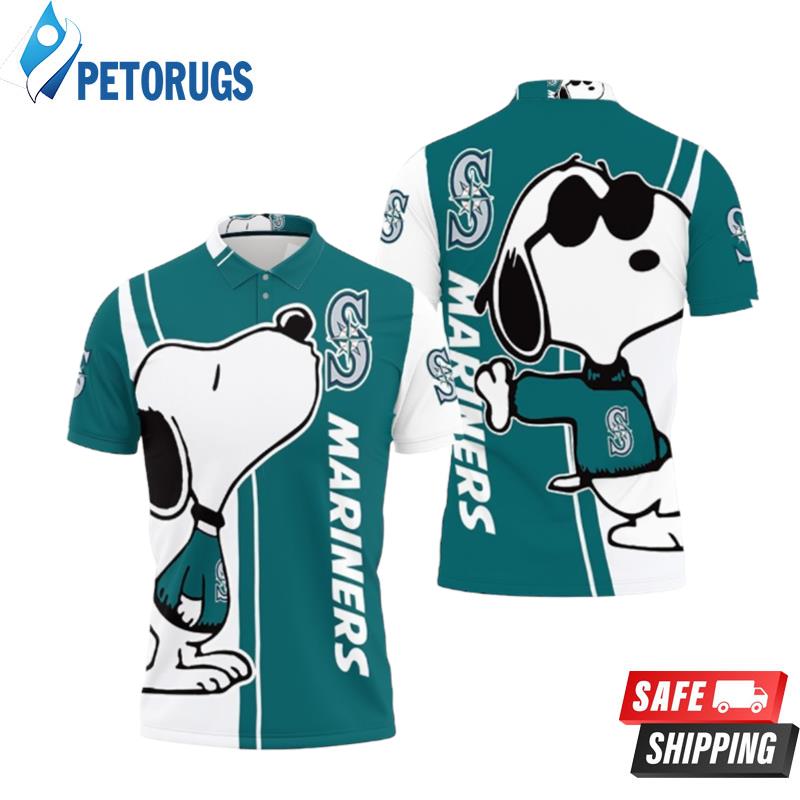 Seattle Mariners Snoopy Lover Polo Shirts