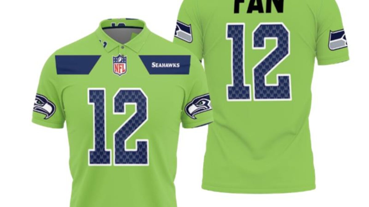 Seattle Seahawks Fan #12 Nfl American Football Green Color Rush