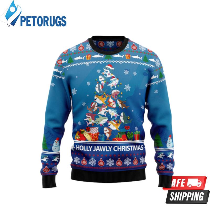 Shark Holly Jawly Christmas Ugly Christmas Sweaters